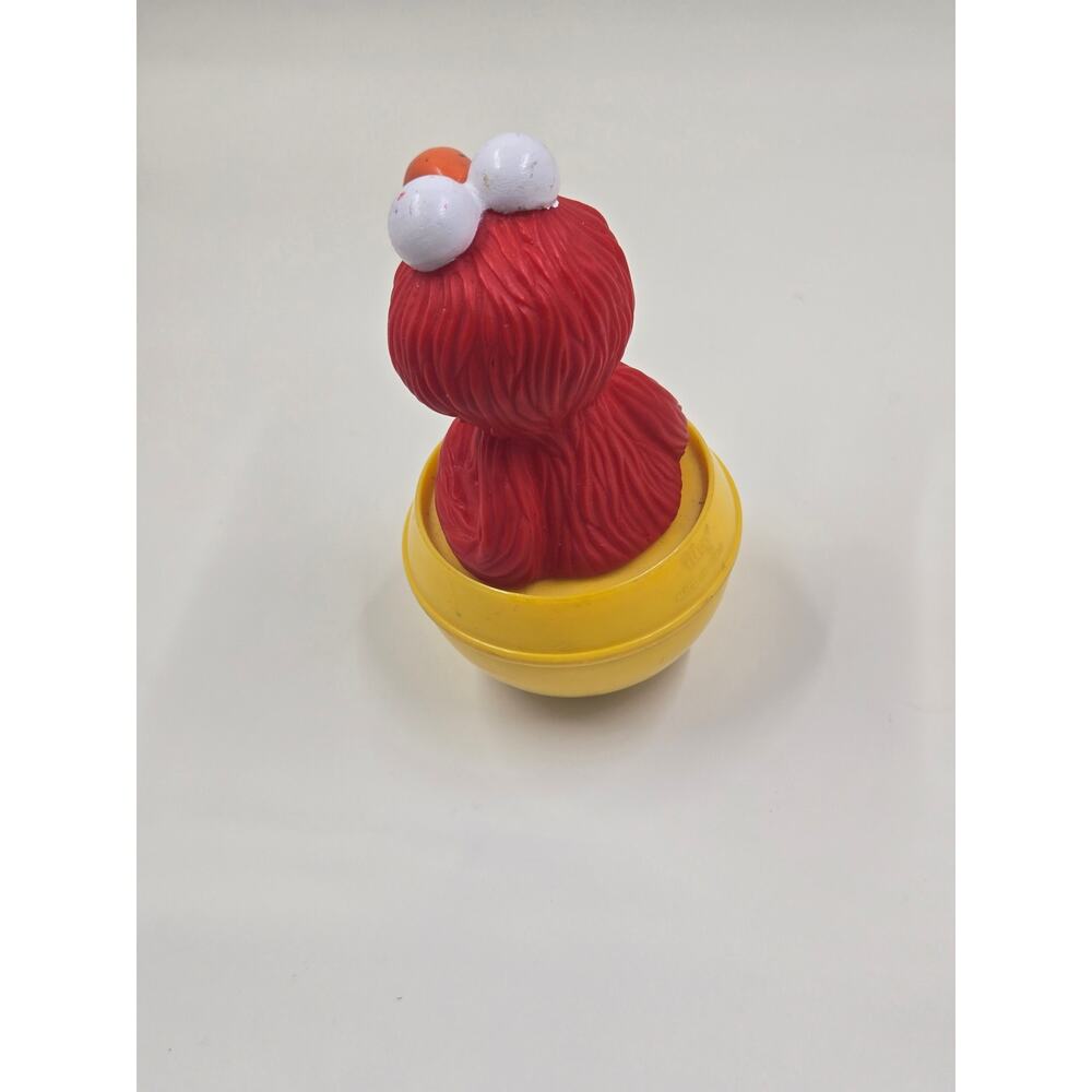 Vintage 1990 Illco Sesame Street Roly Poly Wobble Toys Ernie And Elmo Set - Picture 9 of 10